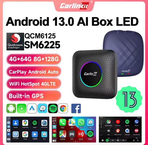 Carlinkit carplay ( netflix + youtube + tiktok ), Auto diversen, Carkits, Nieuw, Ophalen of Verzenden