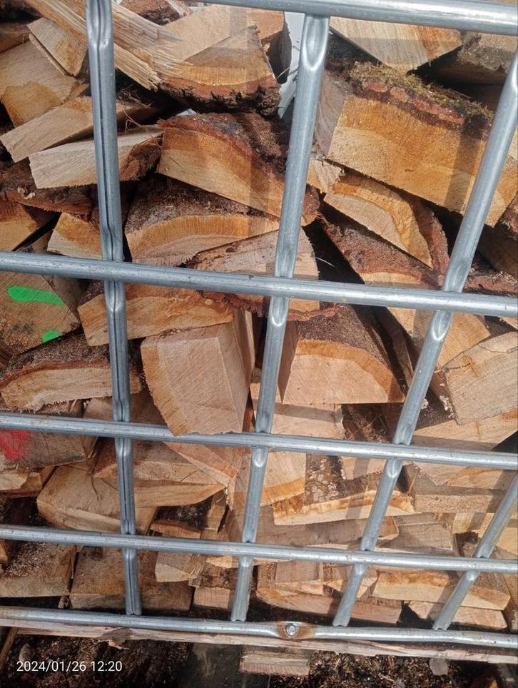 Eiken Brandhout - Gekloofd, Tuin en Terras, Haardhout, Blokken, Eikenhout, Minder dan 3 m³, Ophalen