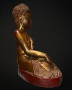 Vergulde Mandalay Boeddha uit Myanmar, Huis en Inrichting, Ophalen of Verzenden, Gebruikt