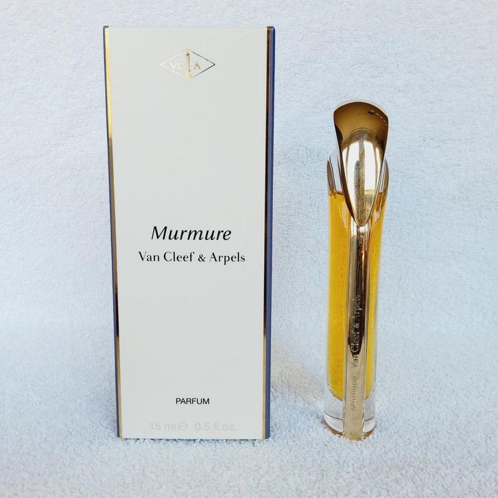 Parfum fles Murmure Van Cleef & Arpels 15 ml parfum extract., Verzamelen, Parfumverzamelingen, Nieuw, Parfumfles, Gevuld, Verzenden