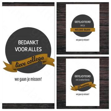 Afscheidscadeau collega – Invulbladeren – A5 Printable beschikbaar voor biedingen