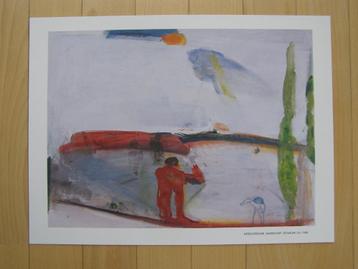 Reproductie: Pieter Defesche – Landschap; gouache beschikbaar voor biedingen