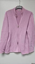 Mooi rose Brax gebreid vest. Deelbare rits, Ophalen of Verzenden, Zo goed als nieuw, Roze