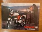 YAMAHA FS1 DRIFTKIKKER FOLDER BROCHURE NIEUWSTAAT FS 1 FIZZY, Fietsen en Brommers, Brommeronderdelen | Oldtimers, Ophalen of Verzenden