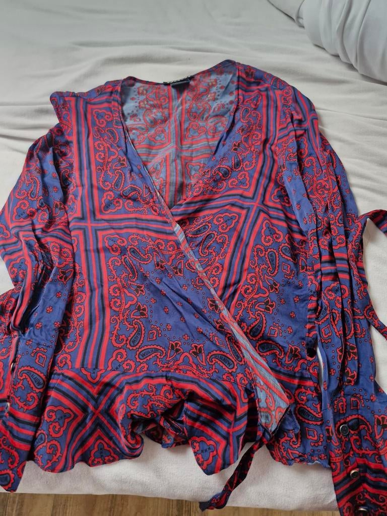 Scotch & Soda Wikkelbloes Maat M, Maat 38/40 (M), Scotch & Soda, Ophalen of Verzenden, Zo goed als nieuw