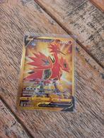 Galarian zapdos v gold, Ophalen of Verzenden, Nieuw, Losse kaart, Foil