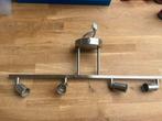 Lamp met 4 richtbare spots, Ophalen of Verzenden, Zo goed als nieuw, Plafondspot of Wandspot