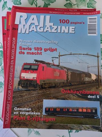 Rail Magazine Complete Jaargang 2008 10 bladen Railmagazine