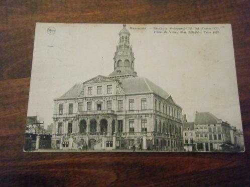G32 - Maastricht - Stadhuis - 1914 - Mooi/Oud, Verzamelen, Ansichtkaarten | Nederland, Limburg, Voor 1920, Verzenden
