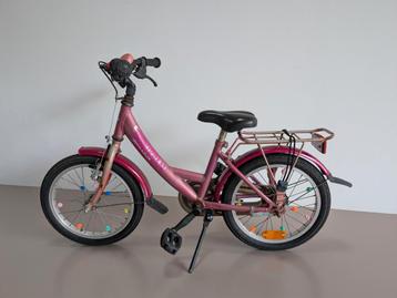 Meisjesfiets 16 inch - Roze beschikbaar voor biedingen