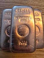 500gram Geiger koperbaren, Postzegels en Munten, Edelmetalen en Baren, Ophalen of Verzenden, Zilver