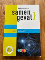 Samengevat Wiskunde B HAVO, HAVO, Ophalen of Verzenden, Zo goed als nieuw, Wiskunde B
