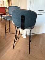 Set van 2 Bar Stoelen / Barkrukken, Huis en Inrichting, Barkrukken, Ophalen, Zo goed als nieuw, 90 cm of meer, Metaal