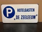 Emaille bord P Hotelgasten, Ophalen of Verzenden
