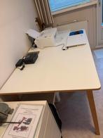 Grote uittrek tafel. Wit van Ikea tot 234 uittrekbaar., Huis en Inrichting, Bureaus, Ophalen