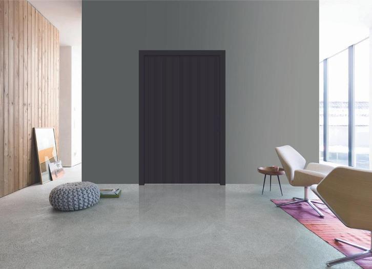 Balci Alufold vouwdeur zonder  glas kleur zwart BxH 85x230cm, Huis en Inrichting, Stoffering | Gordijnen en Lamellen, Nieuw, 200 cm of meer