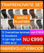 Traprenovatie Set - Nu €999!  GRATIS PLAATSEN, Doe-het-zelf en Verbouw, Ophalen, Minder dan 25 mm, Overige typen, Nieuw