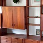 Vintage modulair wandsysteem | teak deens design | rt Möbel, Ophalen, 200 cm of meer, Met deur(en), Teakhout