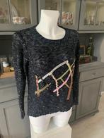 Gave gebreide boho trui maat S M, Kleding | Dames, Truien en Vesten, Maat 38/40 (M), Douwenmaat 8-3 Meppel, Info@again.nu, Zwart
