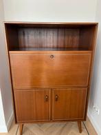 Vintage secretaire kast - 137cm hoog, Ophalen, Gebruikt, 100 tot 150 cm, 50 tot 100 cm