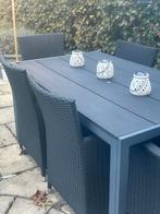 Tafel met 6 stoelen, Tuin en Terras, Ophalen, Zo goed als nieuw