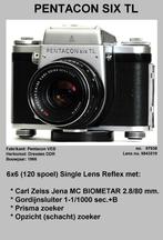PENTACON six TL, pracht- werkende 6x6 camera incl.tas, Audio, Tv en Foto, Fotocamera's Analoog, Ophalen of Verzenden, Gebruikt