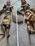 Oude Marionettenpoppen met Koperbeslag, Ophalen of Verzenden