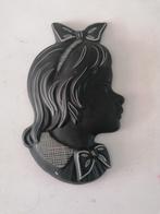 vintage kroon keramiek wandhoofdje van een meisje, Antiek en Kunst, Antiek | Keramiek en Aardewerk, Ophalen of Verzenden