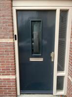 Hardhouten Voordeur met Glas & Brievenbus - 212x92.5cm, Doe-het-zelf en Verbouw, Ophalen, Gebruikt, 80 tot 100 cm, Buitendeur