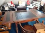 Antieke/vintage tafel., Huis en Inrichting, Tafels | Eettafels, Ophalen, Gebruikt, 50 tot 100 cm, Vintage