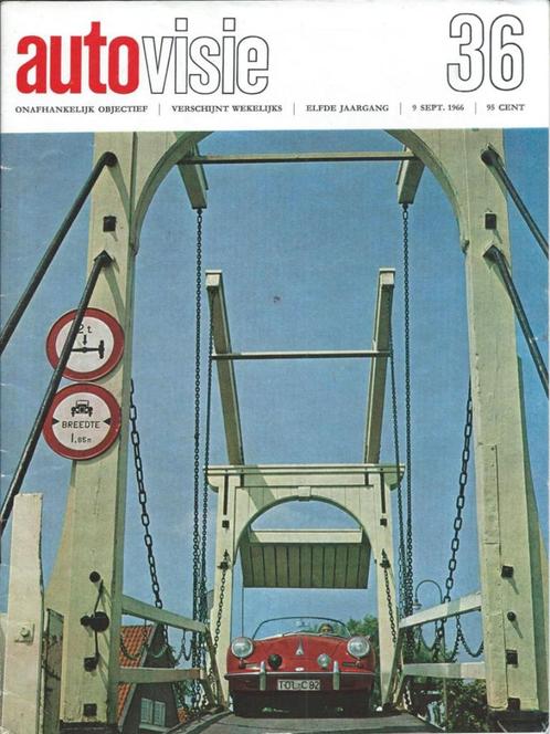 Autovisie 36 1966 : Rover P6 2000 - Glas 1700 automatic, Boeken, Auto's | Folders en Tijdschriften, Gelezen, Algemeen, Ophalen of Verzenden