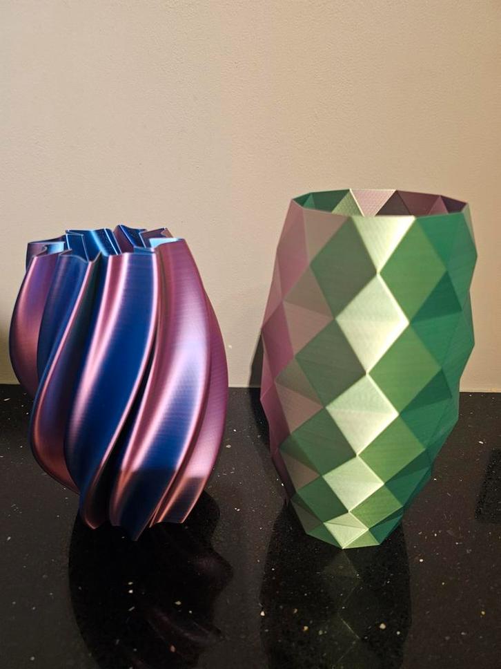 3D Geprinte Vaas - Uniek Design!, Huis en Inrichting, Woonaccessoires | Vazen, Nieuw, Overige kleuren, Minder dan 50 cm, Kunststof