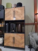 Gusj wandkast metaal hout, Ophalen, Met deur(en), 200 cm of meer, Zo goed als nieuw