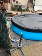 Te koop zwembad 1 x gebruikt, Minder dan 80 cm, Rond, 300 cm of meer, Ophalen of Verzenden