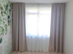 Gordijnen+ vitrage+ gordijnroedset van Ikea, Huis en Inrichting, Ophalen, Crème, 200 cm of meer, Zo goed als nieuw