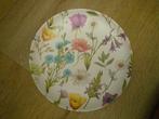 Bord met bloemen bamboe, Ophalen of Verzenden, Zo goed als nieuw, Overige stijlen, Bord(en)