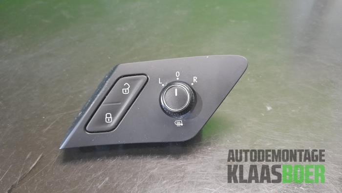 Spiegel Schakelaar van een Volkswagen Golf, Auto-onderdelen, Dashboard en Schakelaars, Volkswagen, Gebruikt, 6 maanden garantie
