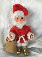 Vintage kerstman. Goudkleurige laarsjes. 37 cm, Diversen, Kerst, Ophalen of Verzenden
