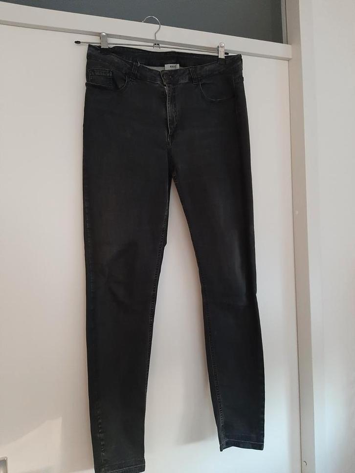 Prachtige grijze skinny jeans broek Anna van Toor maat 42, Kleding | Dames, Broeken en Pantalons, Verzenden