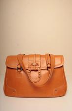 AIGNER Zeer exclusieve cognac leren schoudertas Wpr €1200,-, Sieraden, Tassen en Uiterlijk, Tassen | Damestassen, Verzenden, Nieuw