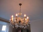Volle antieke kroonluchter, 8 armen, Ophalen, Zo goed als nieuw, Glas