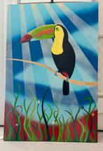 Kakatoe, schilderij, Ophalen of Verzenden