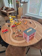 Dubbelle set treinrails Brandweer Little Dutch en werkplaats, Kinderen en Baby's, Ophalen of Verzenden, Zo goed als nieuw, Overige typen