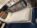 Bed 1p staal wit WD-028, Huis en Inrichting, Ophalen, Zo goed als nieuw, 25 tot 50 cm, Minder dan 100 cm