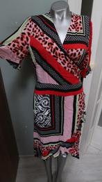 Summum woman exclusieve jurk met print mt 42, Summum Woman, Overige kleuren, Maat 42/44 (L), Ophalen of Verzenden