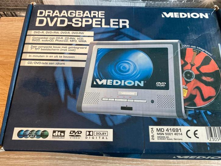 Draagbare DVD Speler - Medion, Audio, Tv en Foto, Dvd-spelers, Gebruikt, Dvd-speler, Overige merken, Draagbaar, Ophalen
