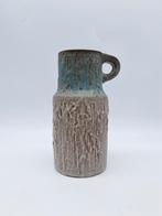 Vintage West Germany vaas Karlsruhe 7123 Blauw Grijs, Ophalen of Verzenden