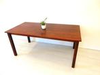XXL retro vintage eettafel tafel jaren 60 70 palissanderhout, Gebruikt, Vintage, Vijf personen of meer, Rechthoekig