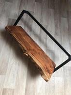 Boomstam schap in Metalen Frame, Huis en Inrichting, Woonaccessoires | Wandplanken en Boekenplanken, Ophalen, Gebruikt