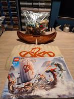 Lego Vikings - Viking Ship challenges the Midgard Srp. (7018, Ophalen of Verzenden, Zo goed als nieuw, Complete set, Lego